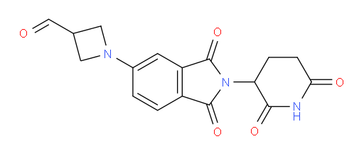 1-(2-(2,6-dioxopiperidin-3-yl)-1,3-dioxoisoindolin-5-yl)azetidine-3-carbaldehyde