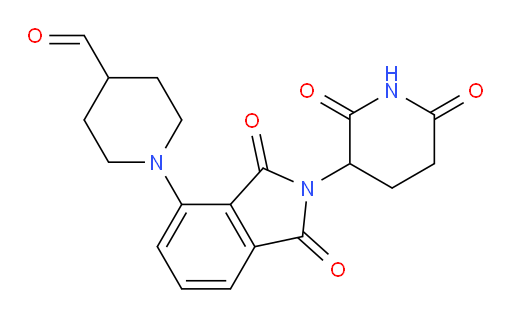 1-(2-(2,6-dioxopiperidin-3-yl)-1,3-dioxoisoindolin-4-yl)piperidine-4-carbaldehyde