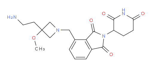 4-((3-(2-aminoethyl)-3-methoxyazetidin-1-yl)methyl)-2-(2,6-dioxopiperidin-3-yl)isoindoline-1,3-dione