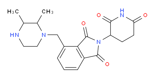 4-((2,3-dimethylpiperazin-1-yl)methyl)-2-(2,6-dioxopiperidin-3-yl)isoindoline-1,3-dione