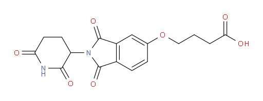 4-((2-(2,6-dioxopiperidin-3-yl)-1,3-dioxoisoindolin-5-yl)oxy)butanoic acid