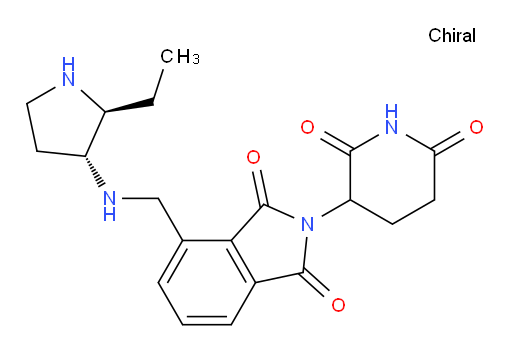 2-(2,6-dioxopiperidin-3-yl)-4-((((2S,3R)-2-ethylpyrrolidin-3-yl)amino)methyl)isoindoline-1,3-dione