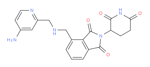 4-((((4-aminopyridin-2-yl)methyl)amino)methyl)-2-(2,6-dioxopiperidin-3-yl)isoindoline-1,3-dione