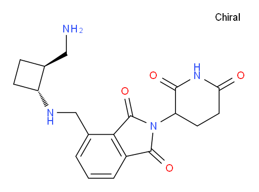 4-((((1R,2S)-2-(aminomethyl)cyclobutyl)amino)methyl)-2-(2,6-dioxopiperidin-3-yl)isoindoline-1,3-dione