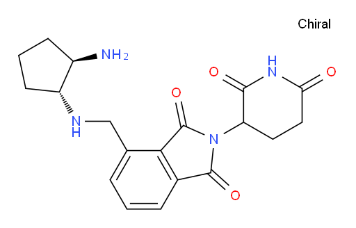 4-((((1R,2R)-2-aminocyclopentyl)amino)methyl)-2-(2,6-dioxopiperidin-3-yl)isoindoline-1,3-dione