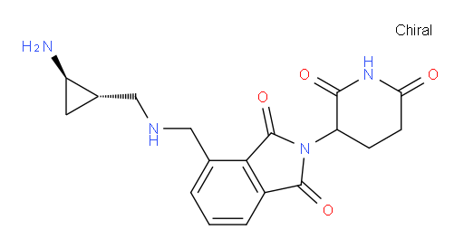 4-(((((1S,2R)-2-aminocyclopropyl)methyl)amino)methyl)-2-(2,6-dioxopiperidin-3-yl)isoindoline-1,3-dione