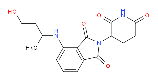2-(2,6-dioxopiperidin-3-yl)-4-((4-hydroxybutan-2-yl)amino)isoindoline-1,3-dione