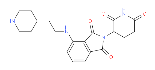 2-(2,6-dioxopiperidin-3-yl)-4-((2-(piperidin-4-yl)ethyl)amino)isoindoline-1,3-dione