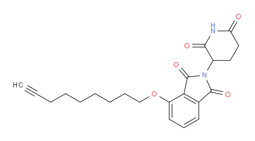 2-(2,6-dioxopiperidin-3-yl)-4-(non-8-yn-1-yloxy)isoindoline-1,3-dione