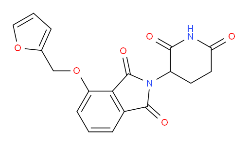 2-(2,6-dioxopiperidin-3-yl)-4-(furan-2-ylmethoxy)isoindoline-1,3-dione