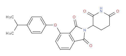 2-(2,6-dioxopiperidin-3-yl)-4-(4-isopropylphenoxy)isoindoline-1,3-dione