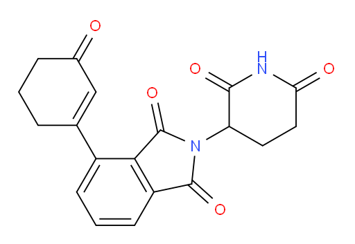 2-(2,6-dioxopiperidin-3-yl)-4-(3-oxocyclohex-1-en-1-yl)isoindoline-1,3-dione