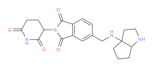 2-(2,6-dioxopiperidin-3-yl)-5-(((octahydrocyclopenta[b]pyrrol-3a-yl)amino)methyl)isoindoline-1,3-dione