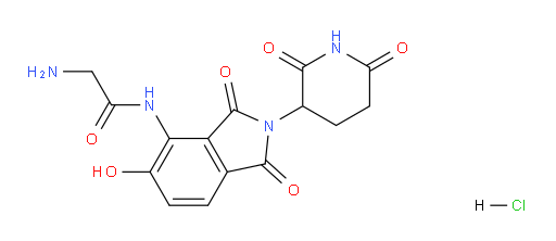 2-amino-N-(2-(2,6-dioxopiperidin-3-yl)-5-hydroxy-1,3-dioxoisoindolin-4-yl)acetamide hydrochloride