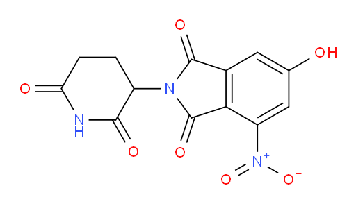 2-(2,6-dioxopiperidin-3-yl)-6-hydroxy-4-nitroisoindoline-1,3-dione