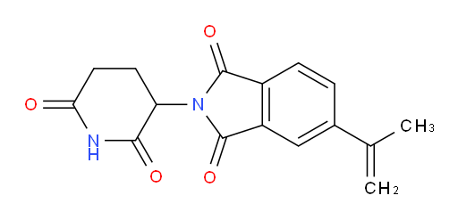 2-(2,6-dioxopiperidin-3-yl)-5-(prop-1-en-2-yl)isoindoline-1,3-dione