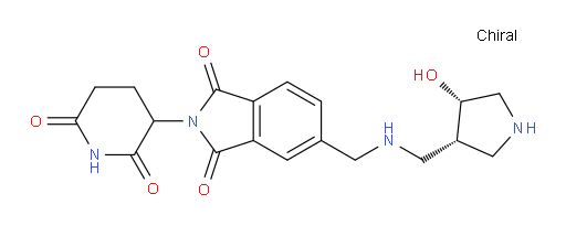 2-(2,6-dioxopiperidin-3-yl)-5-(((((3S,4S)-4-hydroxypyrrolidin-3-yl)methyl)amino)methyl)isoindoline-1,3-dione