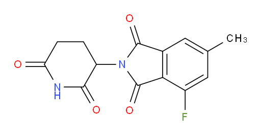 2-(2,6-dioxopiperidin-3-yl)-4-fluoro-6-methylisoindoline-1,3-dione