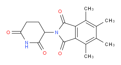 2-(2,6-dioxopiperidin-3-yl)-4,5,6,7-tetramethylisoindoline-1,3-dione