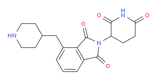 2-(2,6-dioxopiperidin-3-yl)-4-(piperidin-4-ylmethyl)isoindoline-1,3-dione