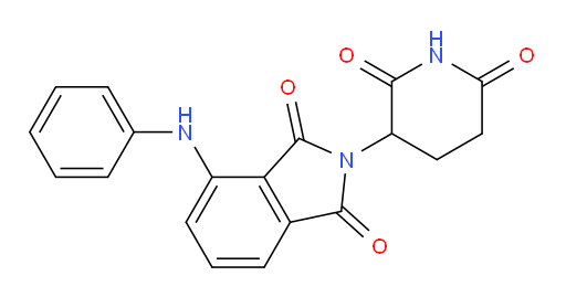 2-(2,6-dioxopiperidin-3-yl)-4-(phenylamino)isoindoline-1,3-dione