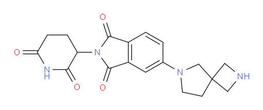 2-(2,6-dioxopiperidin-3-yl)-5-(2,6-diazaspiro[3.4]octan-6-yl)isoindoline-1,3-dione