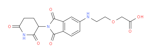 2-(2-((2-(2,6-dioxopiperidin-3-yl)-1,3-dioxoisoindolin-5-yl)amino)ethoxy)acetic acid