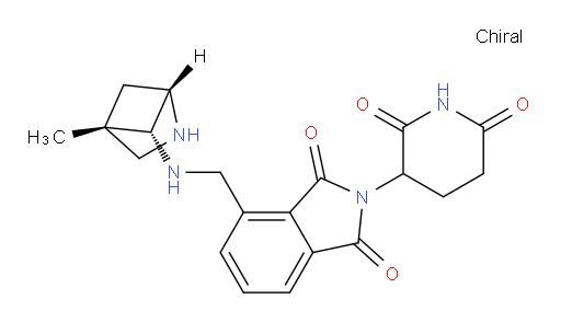 2-(2,6-dioxopiperidin-3-yl)-4-((((1S,4S,5R)-4-methyl-2-azabicyclo[2.1.1]hexan-5-yl)amino)methyl)isoindoline-1,3-dione