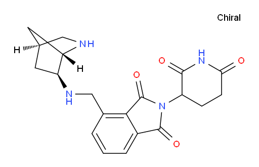 4-(((1S,4R,6S)-2-azabicyclo[2.2.1]heptan-6-ylamino)methyl)-2-(2,6-dioxopiperidin-3-yl)isoindoline-1,3-dione