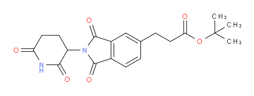 tert-butyl 3-(2-(2,6-dioxopiperidin-3-yl)-1,3-dioxoisoindolin-5-yl)propanoate