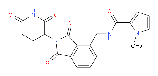 N-((2-(2,6-dioxopiperidin-3-yl)-1,3-dioxoisoindolin-4-yl)methyl)-1-methyl-1H-pyrrole-2-carboxamide
