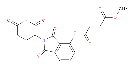 methyl 4-((2-(2,6-dioxopiperidin-3-yl)-1,3-dioxoisoindolin-4-yl)amino)-4-oxobutanoate