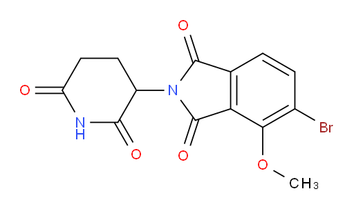 5-bromo-2-(2,6-dioxopiperidin-3-yl)-4-methoxyisoindoline-1,3-dione