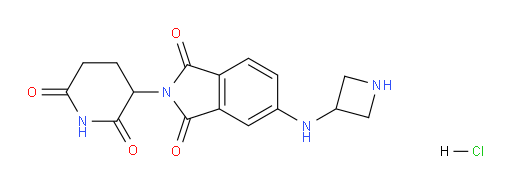 5-(azetidin-3-ylamino)-2-(2,6-dioxopiperidin-3-yl)isoindoline-1,3-dione hydrochloride