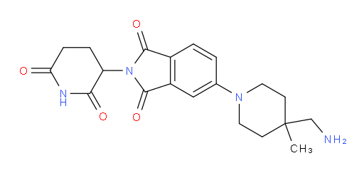 5-(4-(aminomethyl)-4-methylpiperidin-1-yl)-2-(2,6-dioxopiperidin-3-yl)isoindoline-1,3-dione
