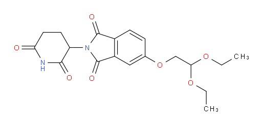 5-(2,2-diethoxyethoxy)-2-(2,6-dioxopiperidin-3-yl)isoindoline-1,3-dione