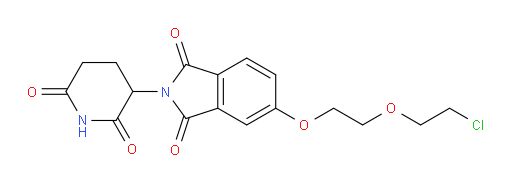5-(2-(2-chloroethoxy)ethoxy)-2-(2,6-dioxopiperidin-3-yl)isoindoline-1,3-dione