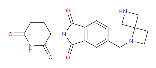 5-(1,6-diazaspiro[3.3]heptan-1-ylmethyl)-2-(2,6-dioxopiperidin-3-yl)isoindoline-1,3-dione