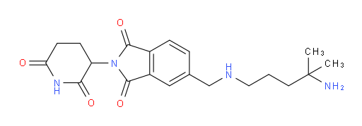 5-(((4-amino-4-methylpentyl)amino)methyl)-2-(2,6-dioxopiperidin-3-yl)isoindoline-1,3-dione