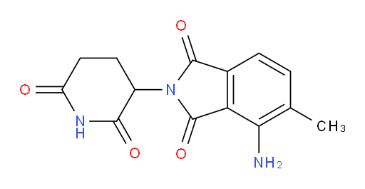 4-amino-2-(2,6-dioxopiperidin-3-yl)-5-methylisoindoline-1,3-dione