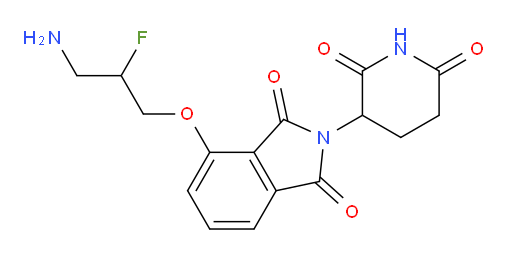 4-(3-amino-2-fluoropropoxy)-2-(2,6-dioxopiperidin-3-yl)isoindoline-1,3-dione