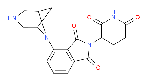 4-(3,6-diazabicyclo[3.1.1]heptan-6-yl)-2-(2,6-dioxopiperidin-3-yl)isoindoline-1,3-dione