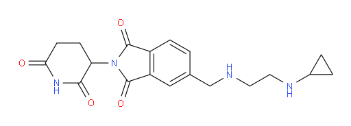 5-(((2-(cyclopropylamino)ethyl)amino)methyl)-2-(2,6-dioxopiperidin-3-yl)isoindoline-1,3-dione
