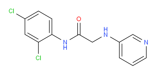 N-(2,4-dichlorophenyl)-2-(pyridin-3-ylamino)acetamide