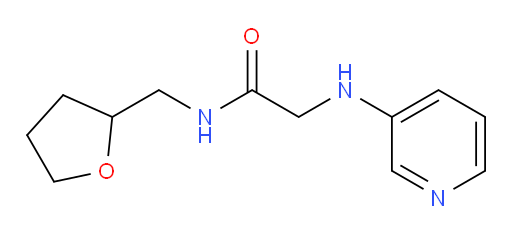 2-(pyridin-3-ylamino)-N-((tetrahydrofuran-2-yl)methyl)acetamide