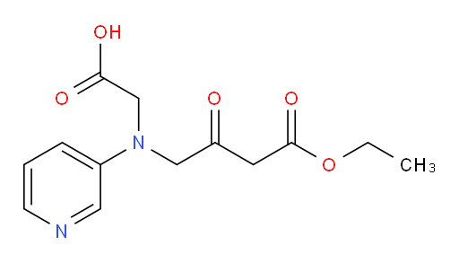 2-((4-ethoxy-2,4-dioxobutyl)(pyridin-3-yl)amino)acetic acid