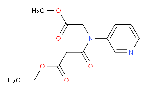 ethyl 3-((2-methoxy-2-oxoethyl)(pyridin-3-yl)amino)-3-oxopropanoate