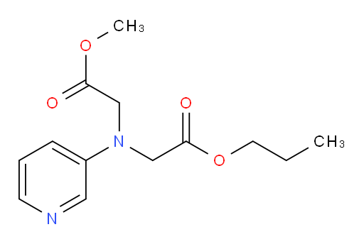 methyl 2-((2-oxo-2-propoxyethyl)(pyridin-3-yl)amino)acetate