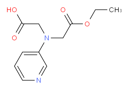 2-((2-ethoxy-2-oxoethyl)(pyridin-3-yl)amino)acetic acid