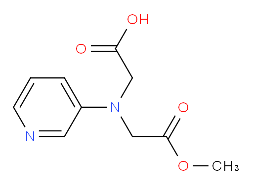 2-((2-methoxy-2-oxoethyl)(pyridin-3-yl)amino)acetic acid
